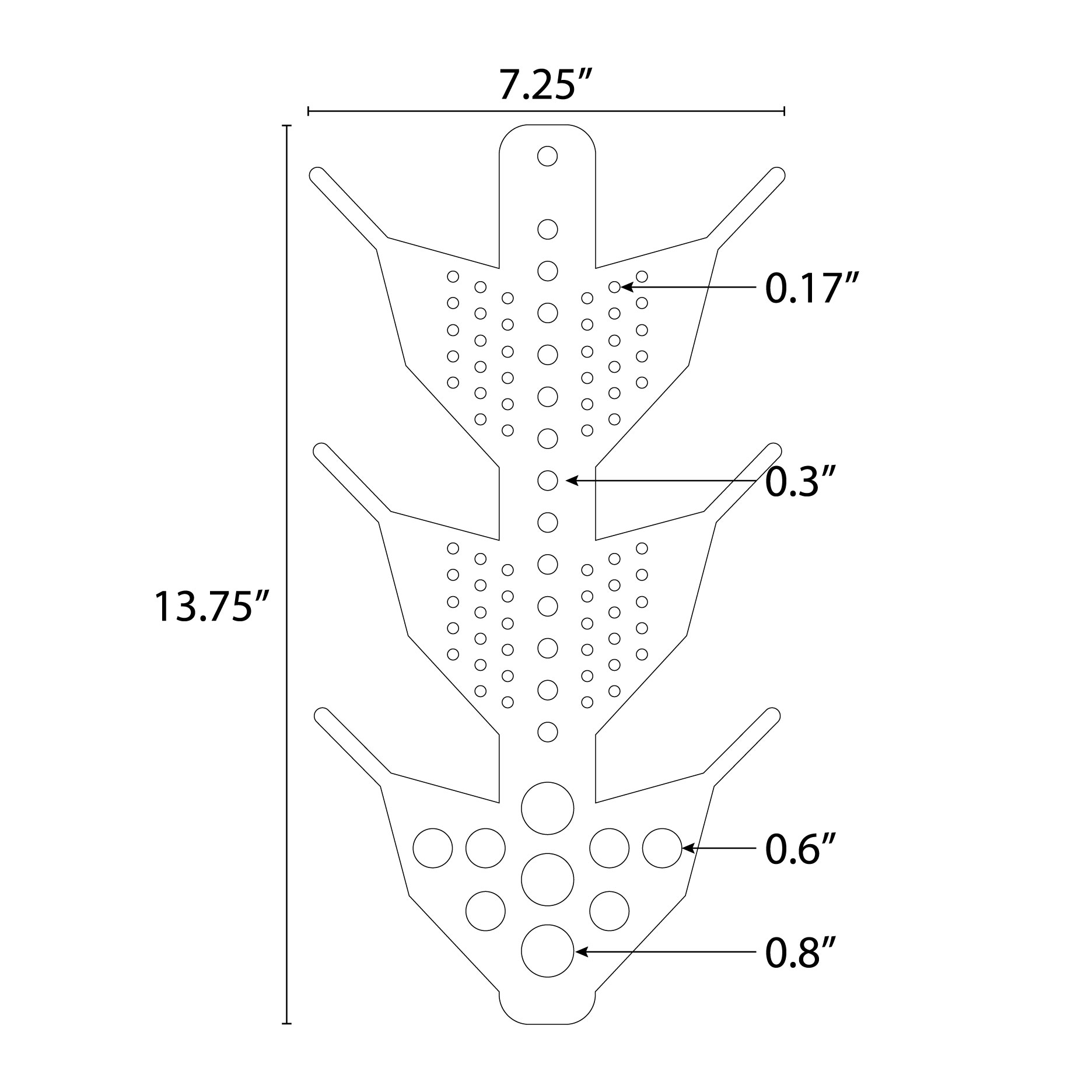 Complex Powder Coating Parts Hanger