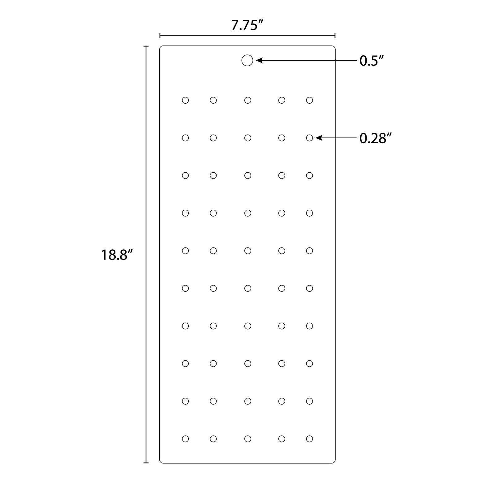 Powder coating/Paint Hanger - holder schematic