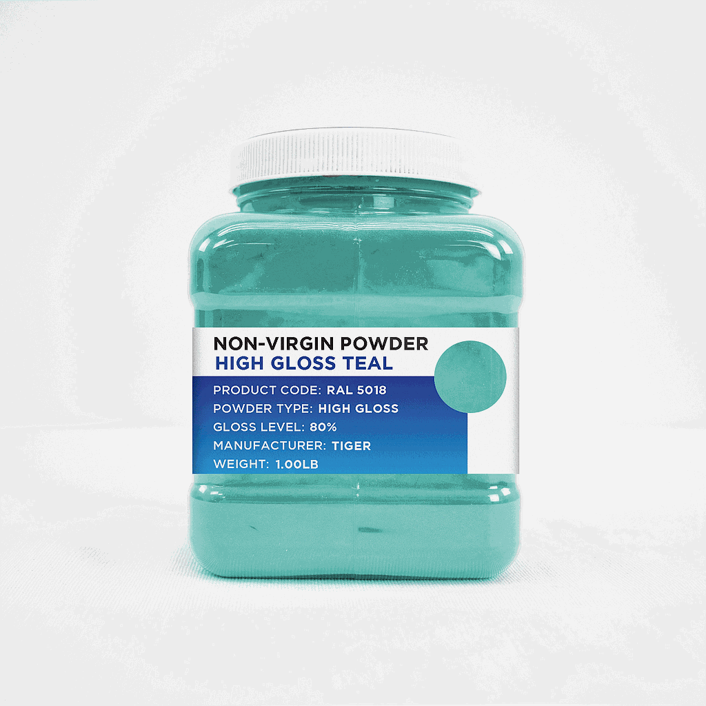 Teal High Gloss Powder - NON-VIRGIN