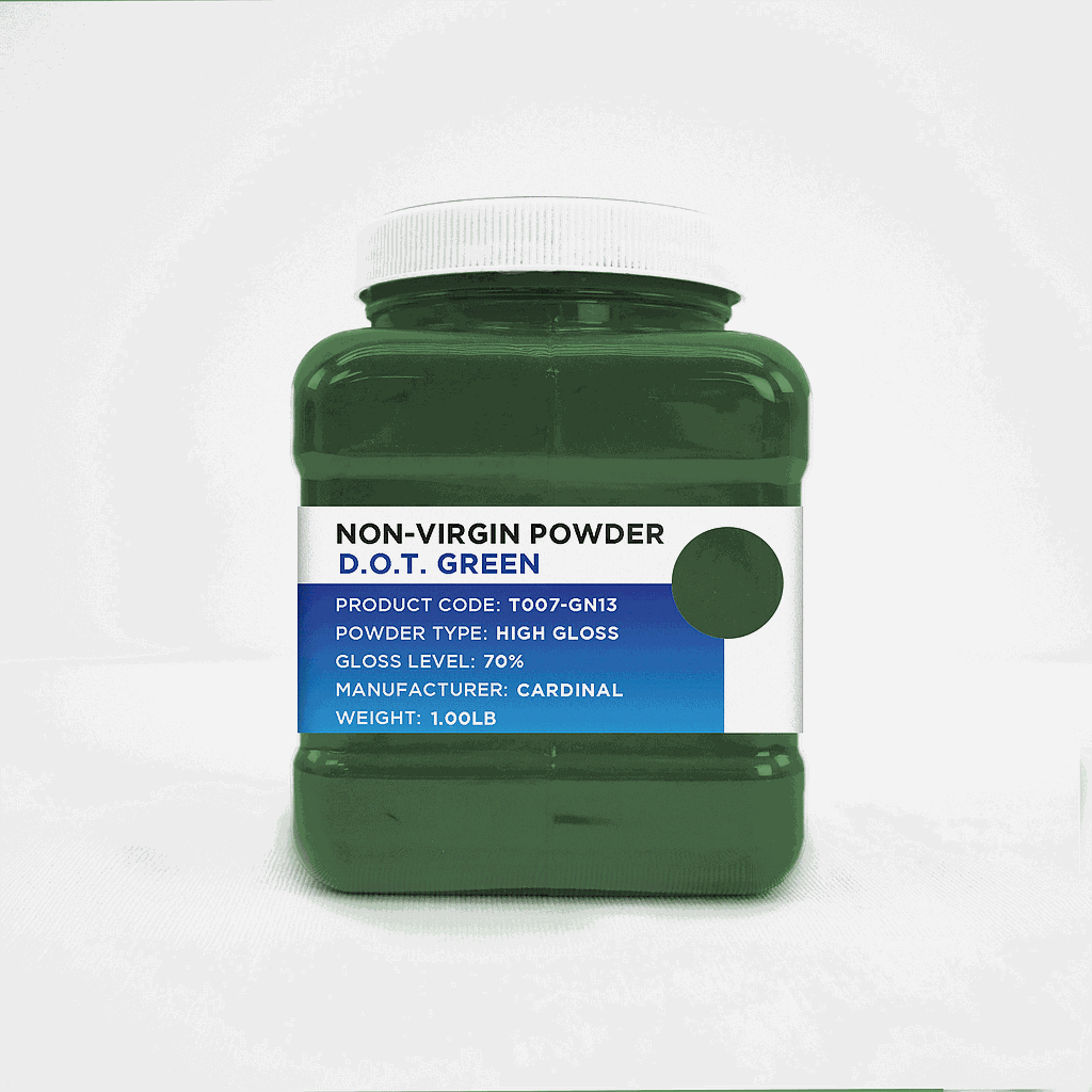 Green High Gloss Powder - NON-VIRGIN