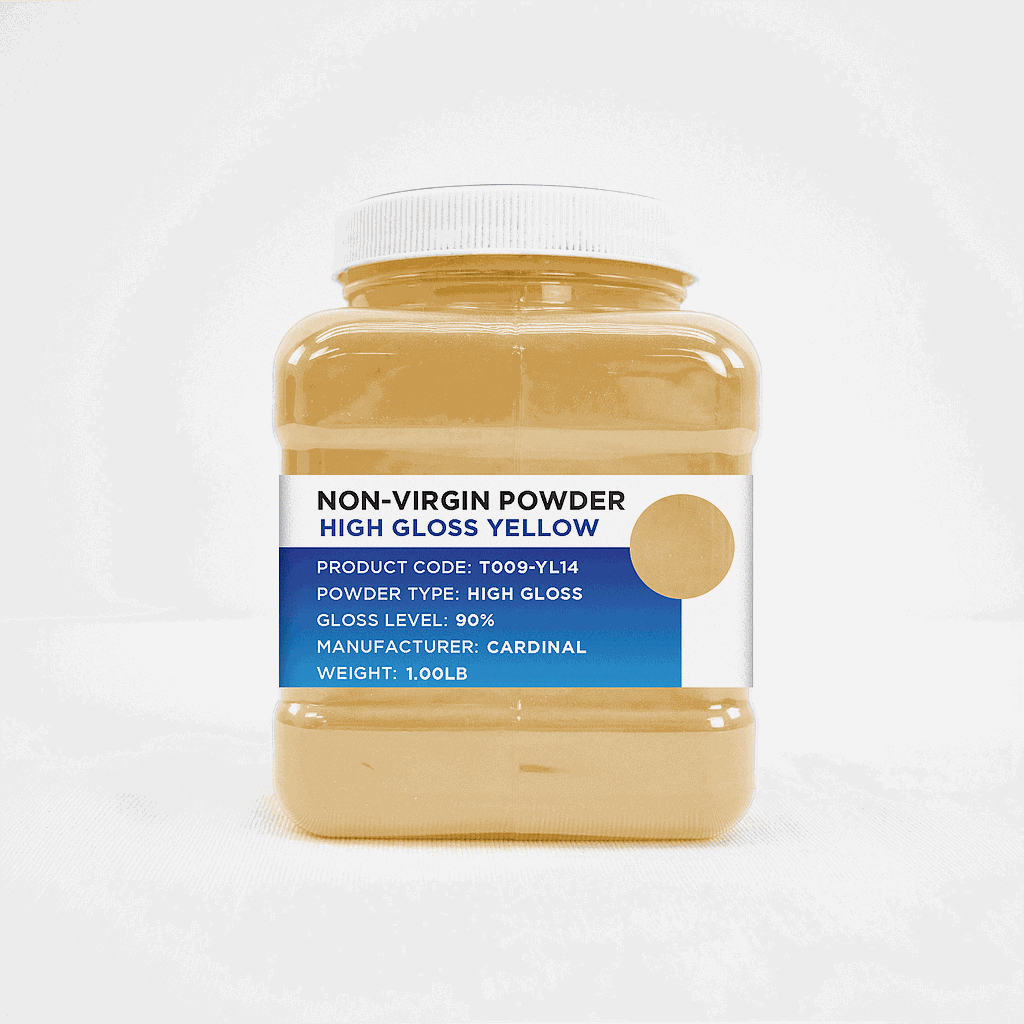 Yellow High Gloss Powder - NON-VIRGIN