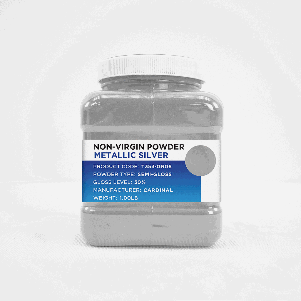 Silver Semi Gloss Powder - NON-VIRGIN