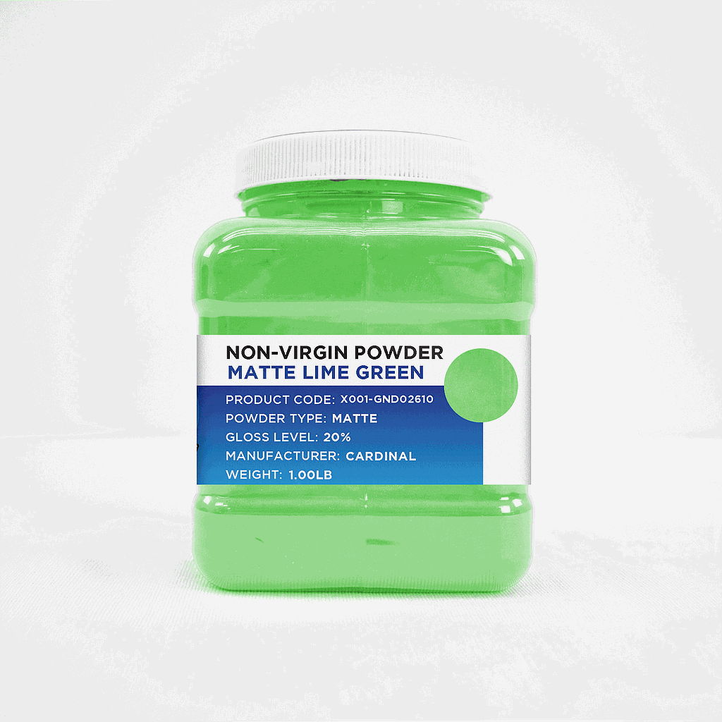 Matte Lime Green Powder - NON-VIRGIN